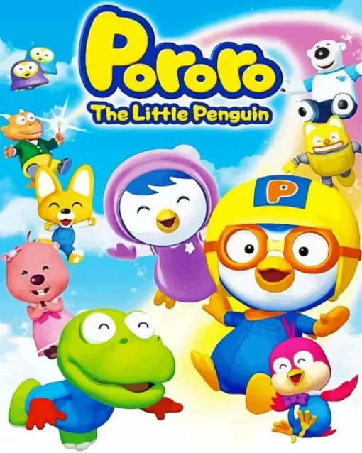 Pororo The Little Penguin Diamond Painting