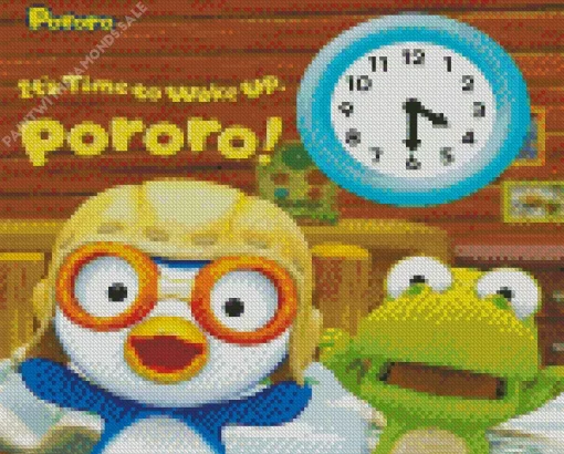 Pororo The Little Penguin Poster Diamond Painting