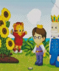 Prince Wednesday Daniel Tigers Neighborhood Diamond Painting