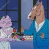 Princess Carolyn And BoJack Horseman Diamond Painting