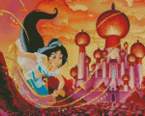 Princess Jasmine Diamond Paints