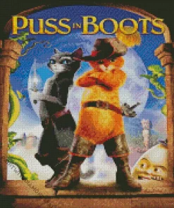 Puss In Boots Diamond Painting