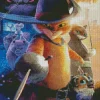 Puss In Boots Movie Poster Diamond Painting