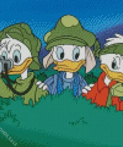 Quack Pack Cartoon Diamond Painting