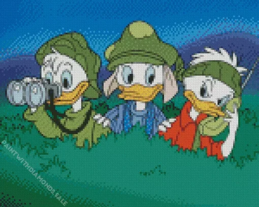 Quack Pack Cartoon Diamond Painting