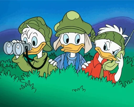 Quack Pack Cartoon Diamond Painting