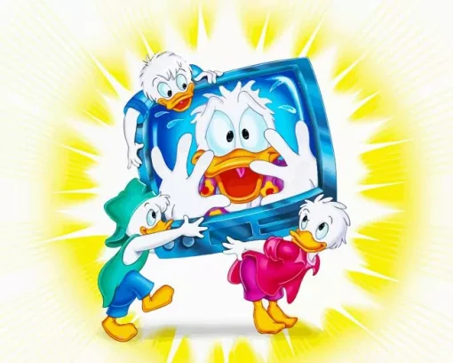 Quack Pack Characters Diamond Painting