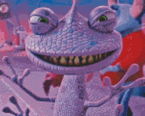 Randall Boggs Monsters Inc Art Diamond Painting