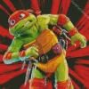 Raphael Teenage Mutant Ninja Turtles Diamond With Numbers