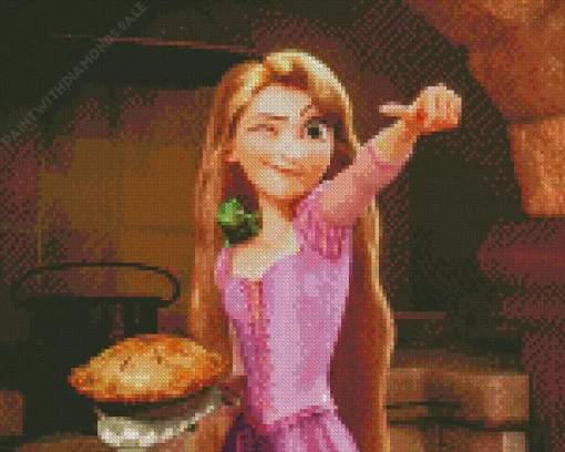 Rapunzel Character Diamond Painting