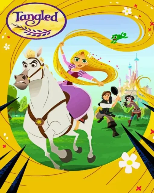 Rapunzels Tangled Adventure Cartoon Diamond Painting