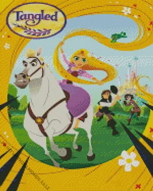 Rapunzels Tangled Adventure Cartoon Diamond Painting