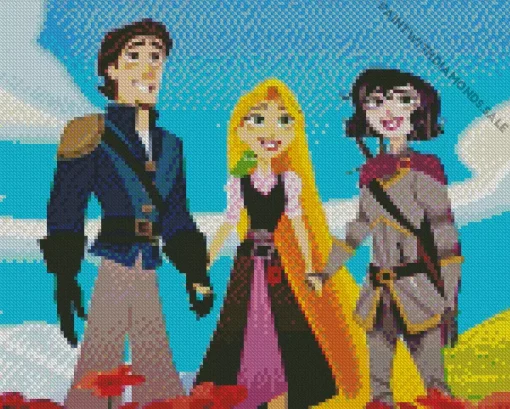 Rapunzels Tangled Adventure Characters Diamond Painting