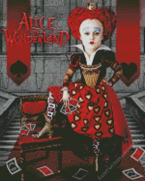 Red Queen Alice In Wonderland Diamond Dotz