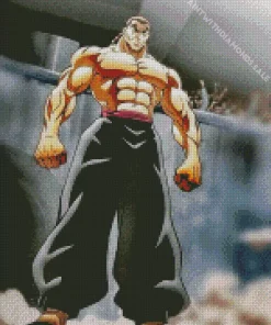 Retsu Kaioh Baki The Grappler Diamond Painting