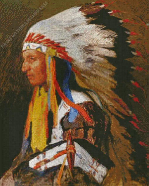 Richard Lorenz Indan Chief Diamond Paintings