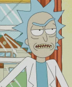 Rick Sanchez Character Diamond Painting