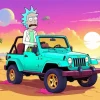 Rick Sanchez In A Jeep Wrangler Diamond Paints