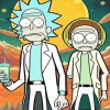 Rick Sanchez and Morty poster Diamond Paints