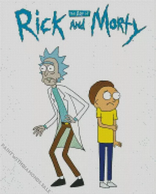 Rick And Morty Art Diamond Painting