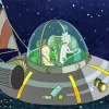 Rick and Morty In Space Diamond Paints