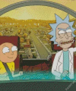 Rick And Morty Animated Series Diamond Painting