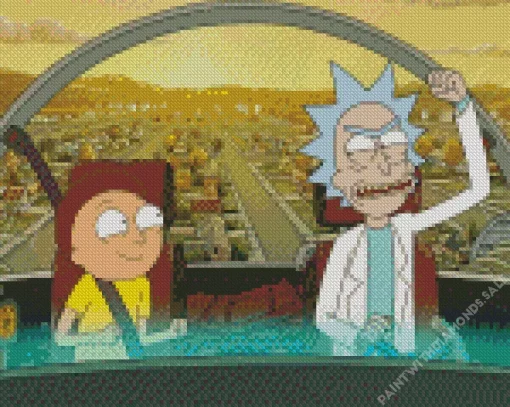 Rick And Morty Animated Series Diamond Painting