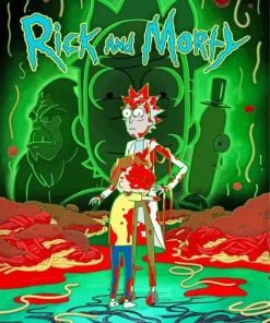 Rick And Morty Animation Diamond Painting