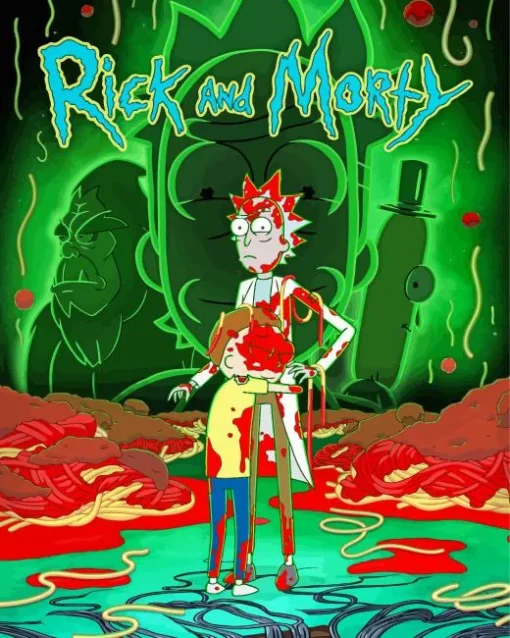 Rick And Morty Animation Diamond Painting