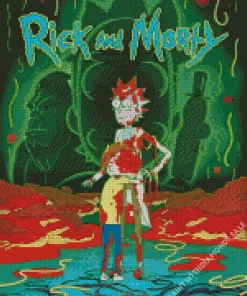 Rick And Morty Animation Diamond Painting