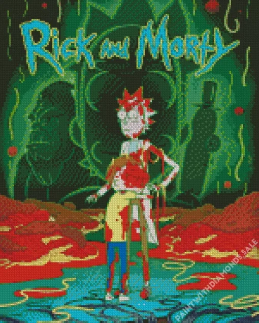 Rick And Morty Animation Diamond Painting