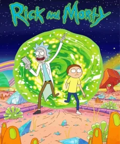 Rick And Morty Poster Art Diamond Painting