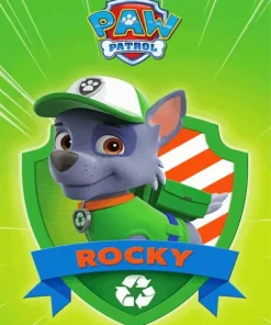 Rocky Paw Patrol Diamond By Numbers