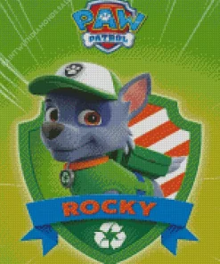 Rocky Paw Patrol Diamond Paintings