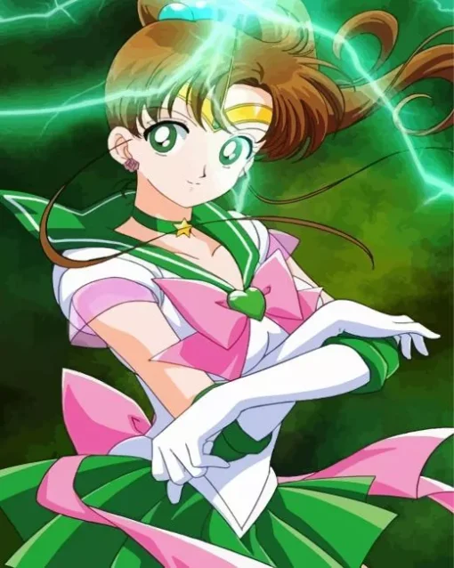 Sailor Jupiter Diamond With Numbers