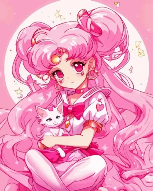 Sailor Moon Chibiusa Diamond With Numbers