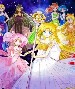 Sailor Moon Guardians Diamond With Numbers