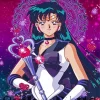 Sailor Moon Sailor Pluto Diamond With Numbers