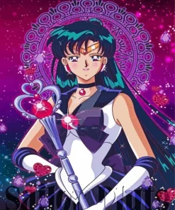 Sailor Moon Sailor Pluto Diamond With Numbers