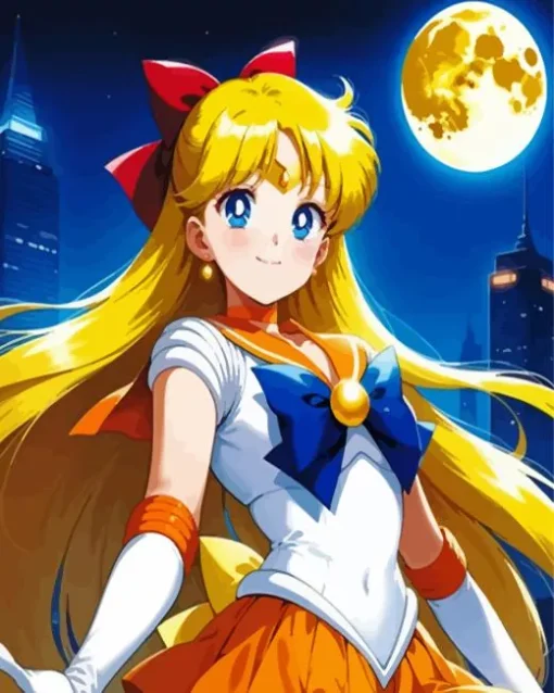 Sailor Moon Sailor Venus Diamond With Numbers