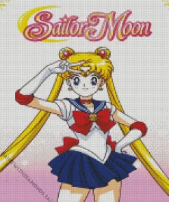 Sailor Moon Anime Poster Diamond Painting