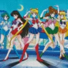 Sailor Moon Characters Diamond Painting