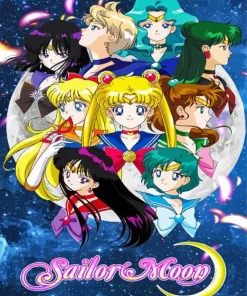 Sailor Moon Poster Diamond Painting