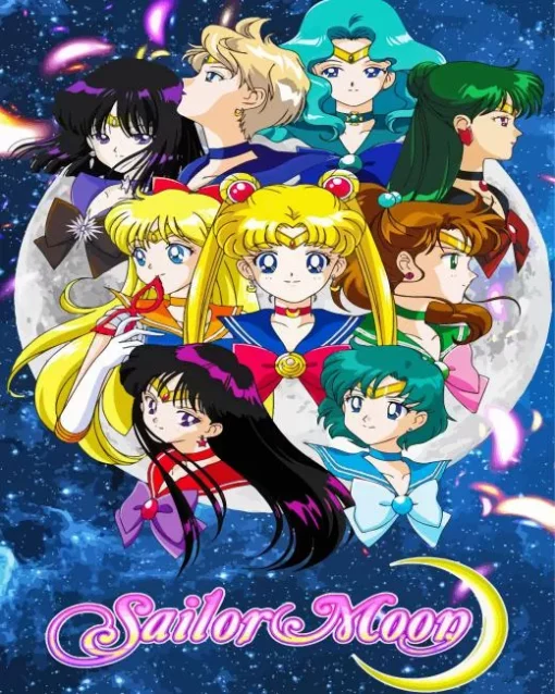 Sailor Moon Poster Diamond Painting