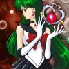 Sailor Pluto Diamond With Numbers