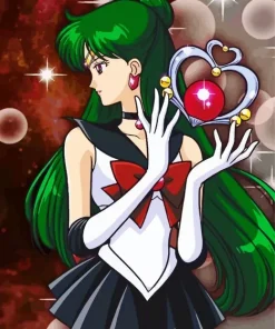 Sailor Pluto Diamond With Numbers