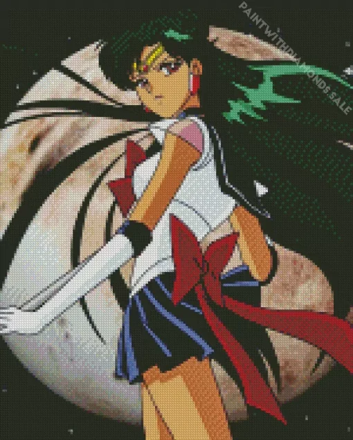 Sailor Pluto Sailor Moon character Diamond Painting