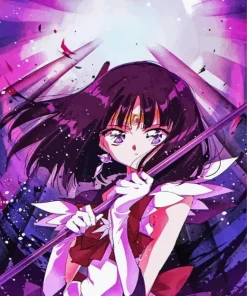 Sailor Saturn Character Diamond Painting