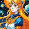 Sailor Venus Sailor Moon Diamond With Numbers