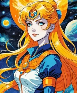 Sailor Venus Sailor Moon Diamond With Numbers